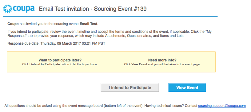 Email Invites